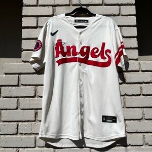 MLB Los Angeles Angels Replica Jersey Ohtani 17 in Cream - Size Large